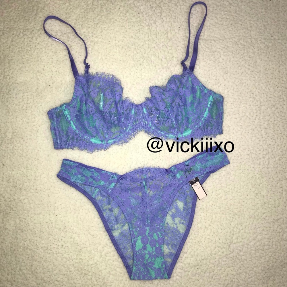 Victoria’s Secret lace Demi bra/panty set